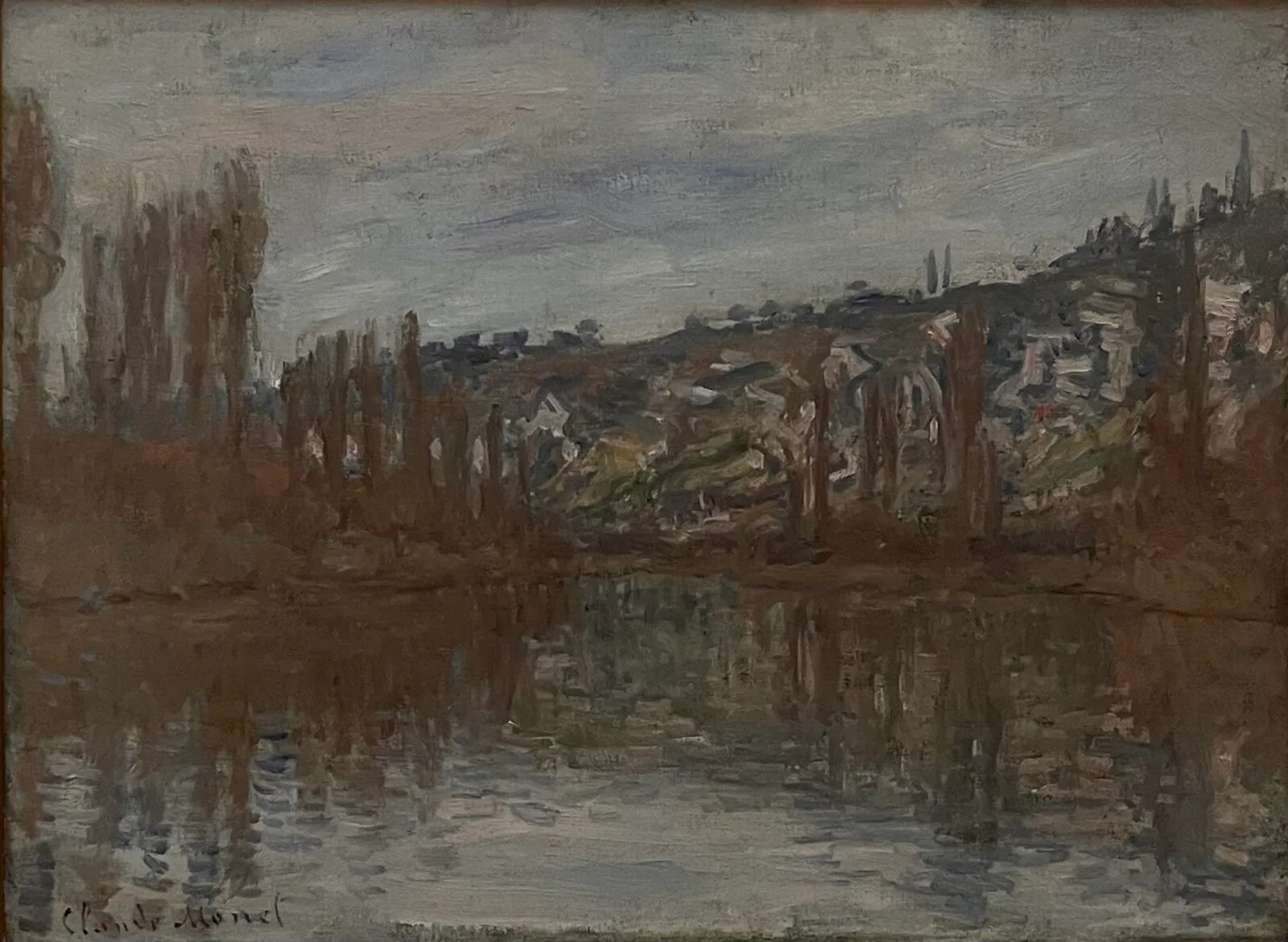 The Seine downstream from Vetheuil