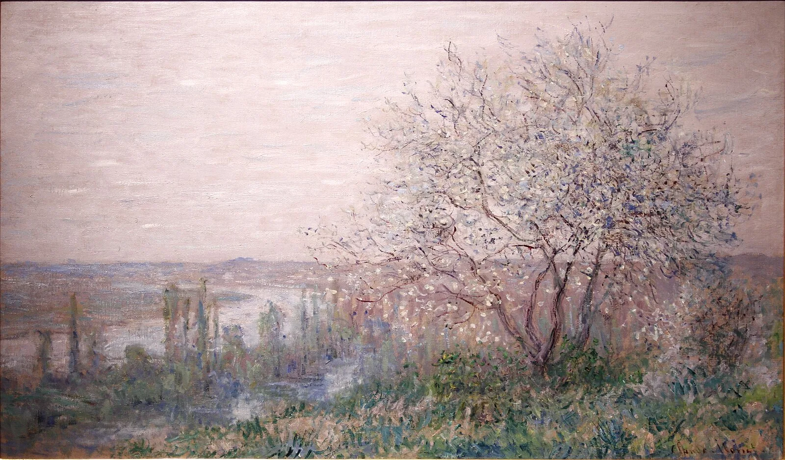 Above Vetheuil, Spring Effect
