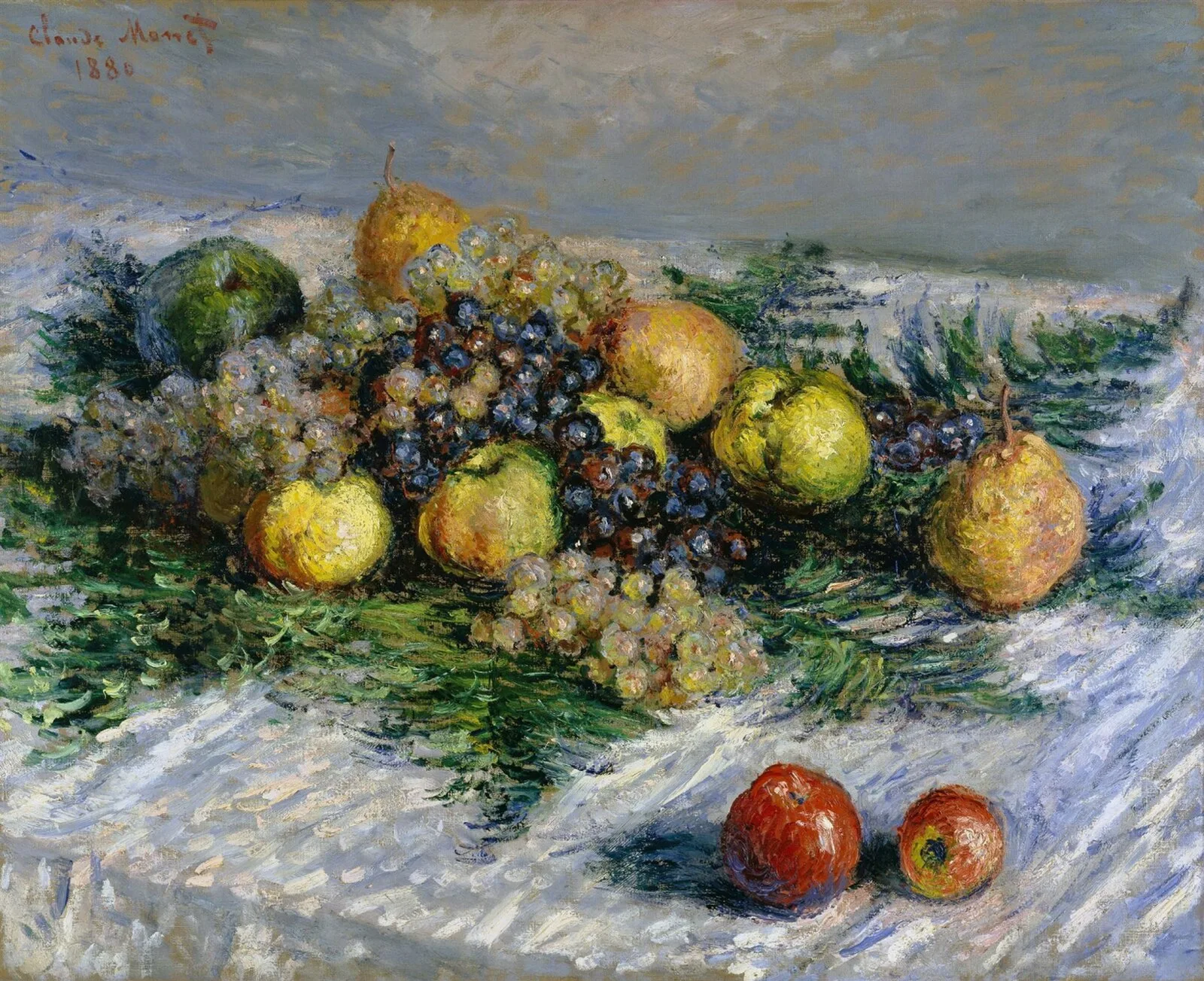 Pears and Grapes
