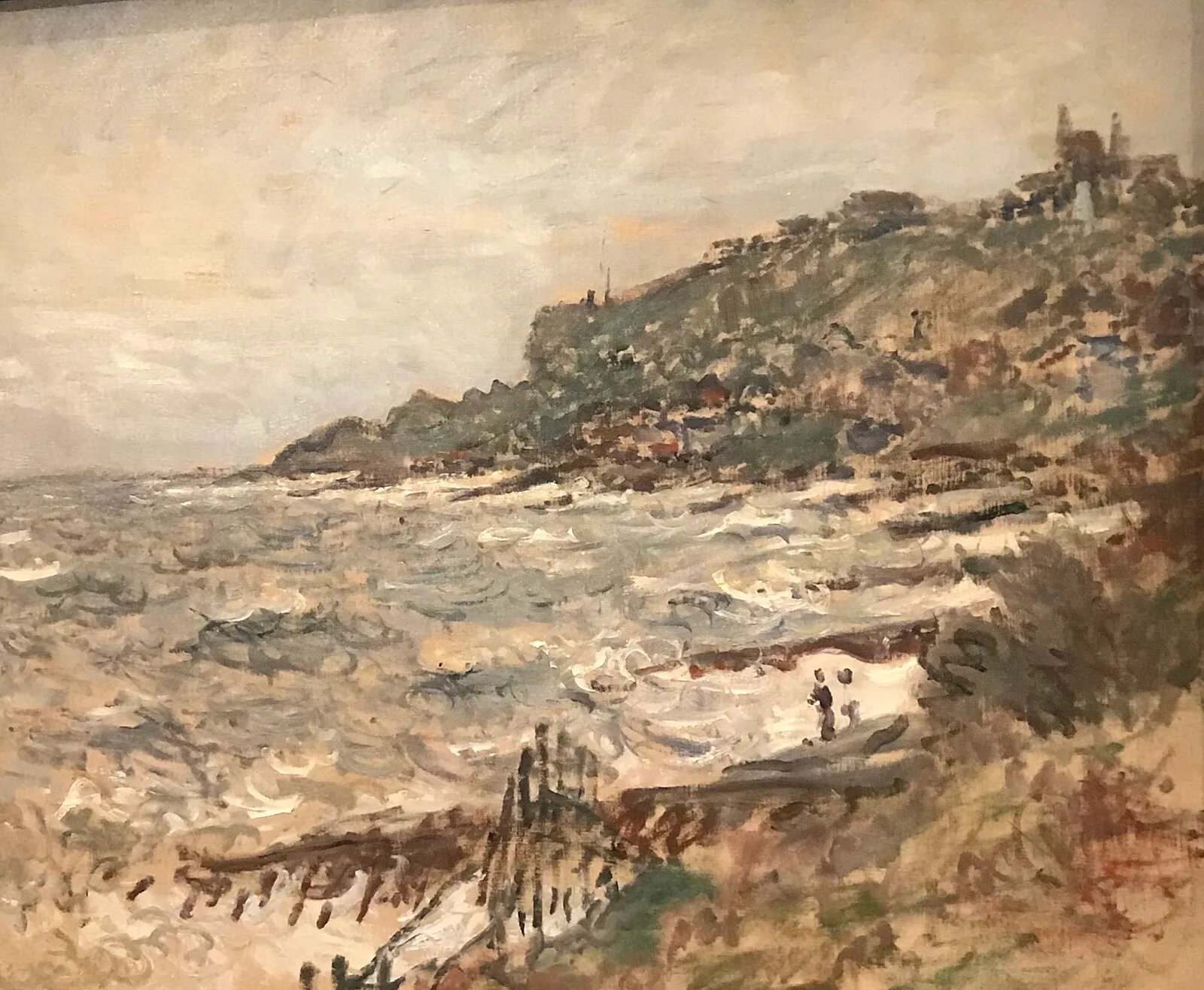 Falaise de Sainte-Adresse, temps gris