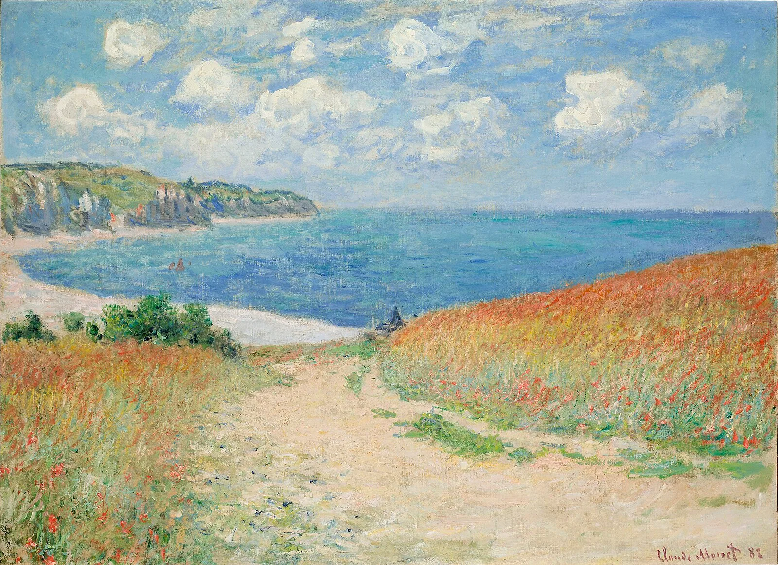 Path in the Wheat in Pourville