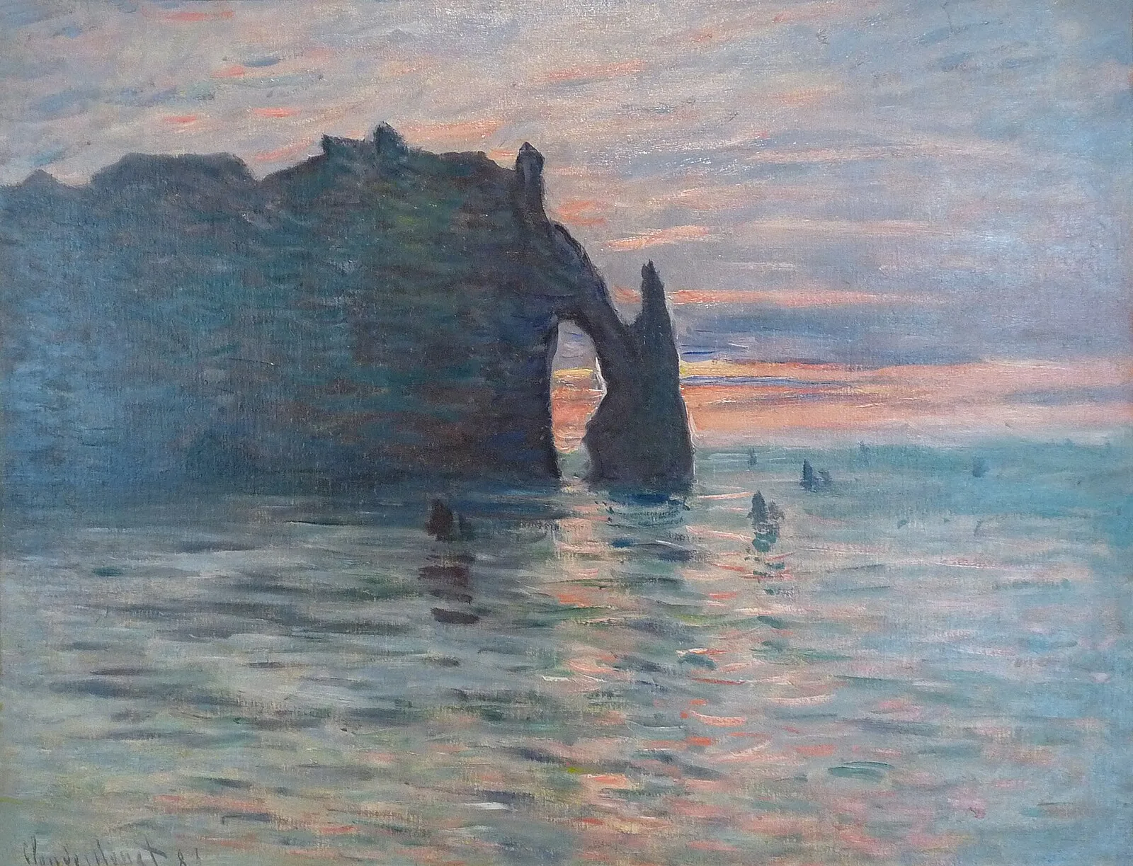 Sunset at Étretat