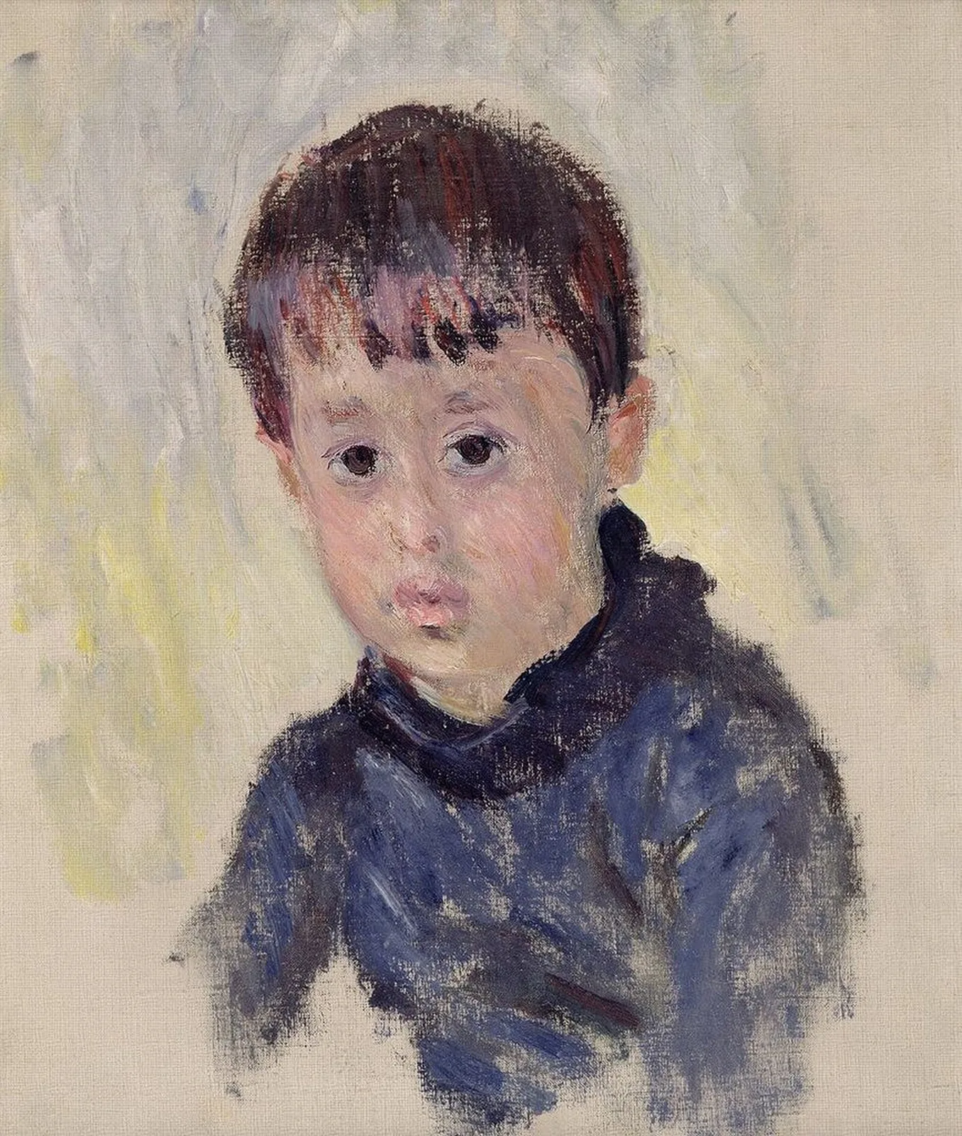 Michel Monet in a Blue Sweater
