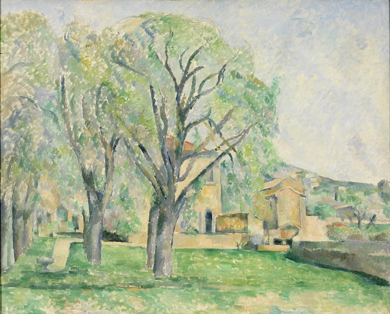 Chestnut Trees and Farm at Jas de Bouffan