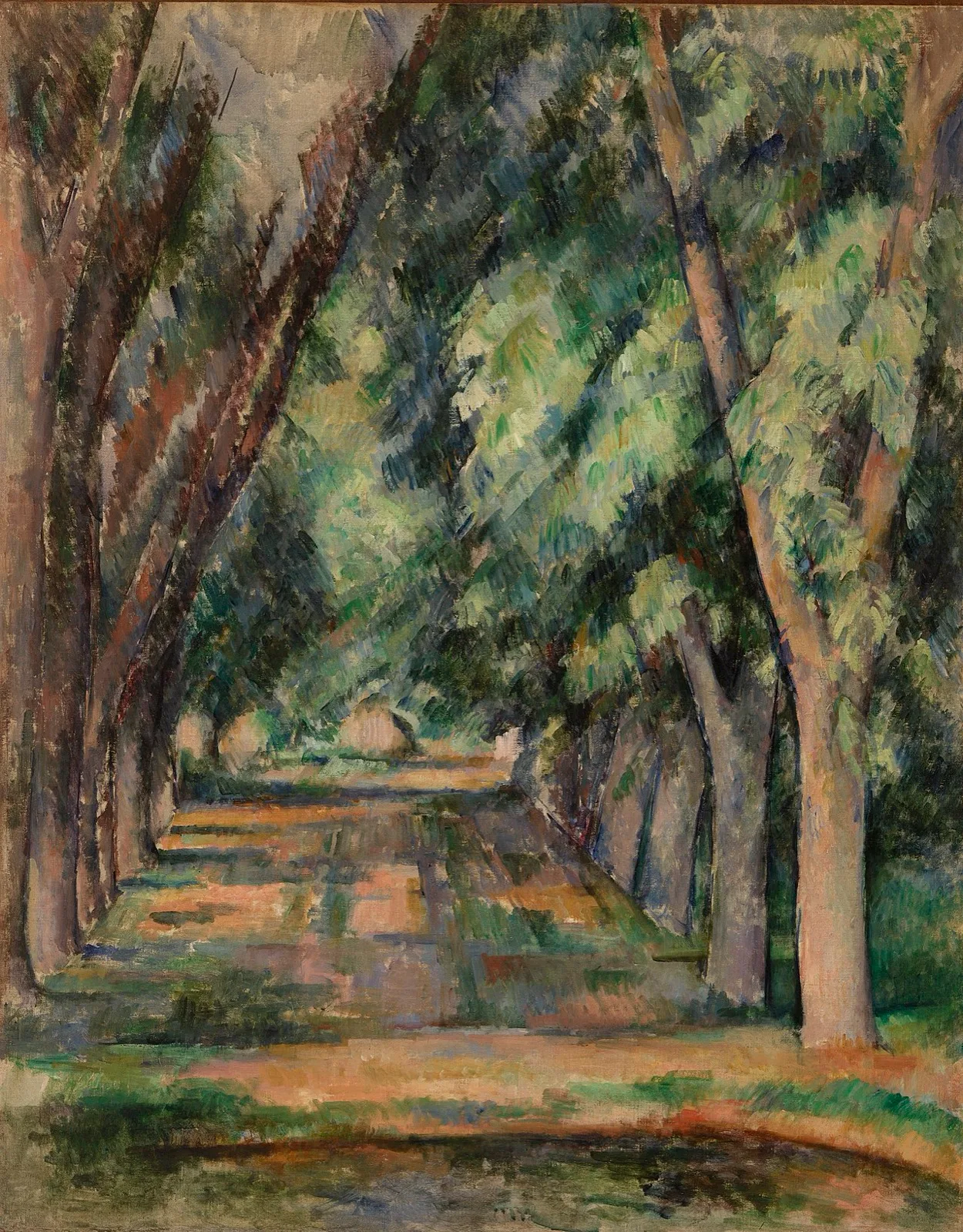 The Allée of Chestnut Trees at the Jas de Bouffan (L'allée des marronniers au Jas de Bouffan)