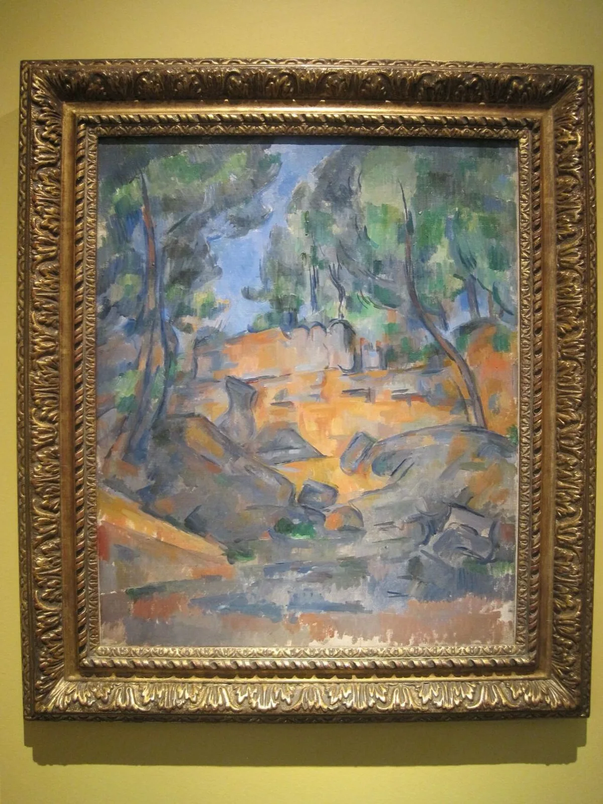 Arbres et rochers (No. 1)