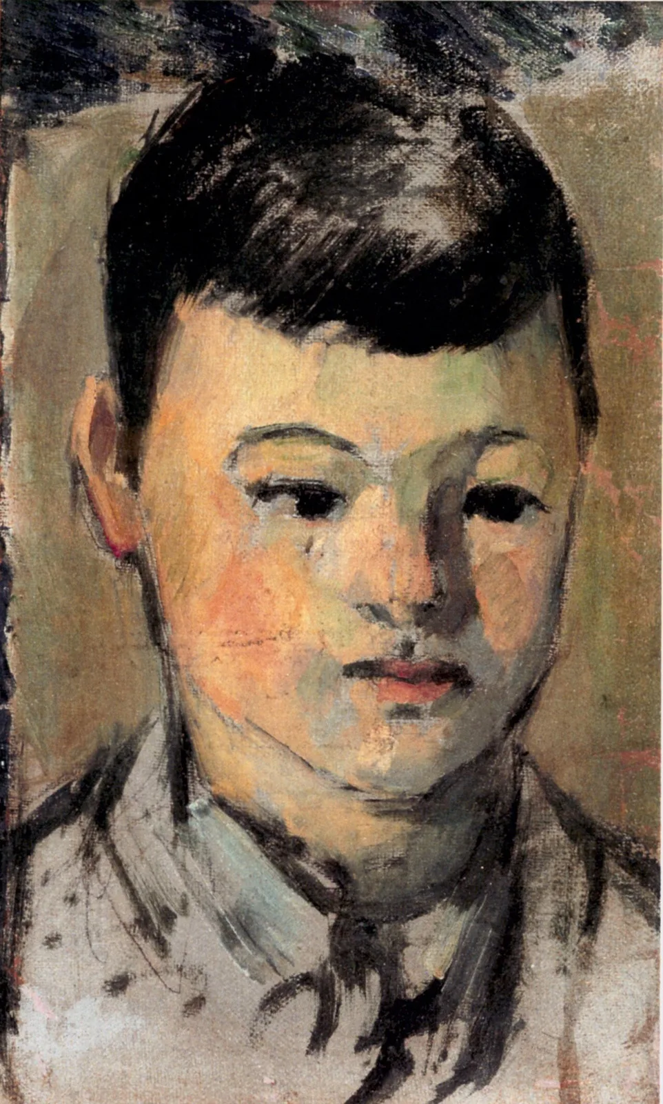 Esquisse du portrait du fils de l'artiste