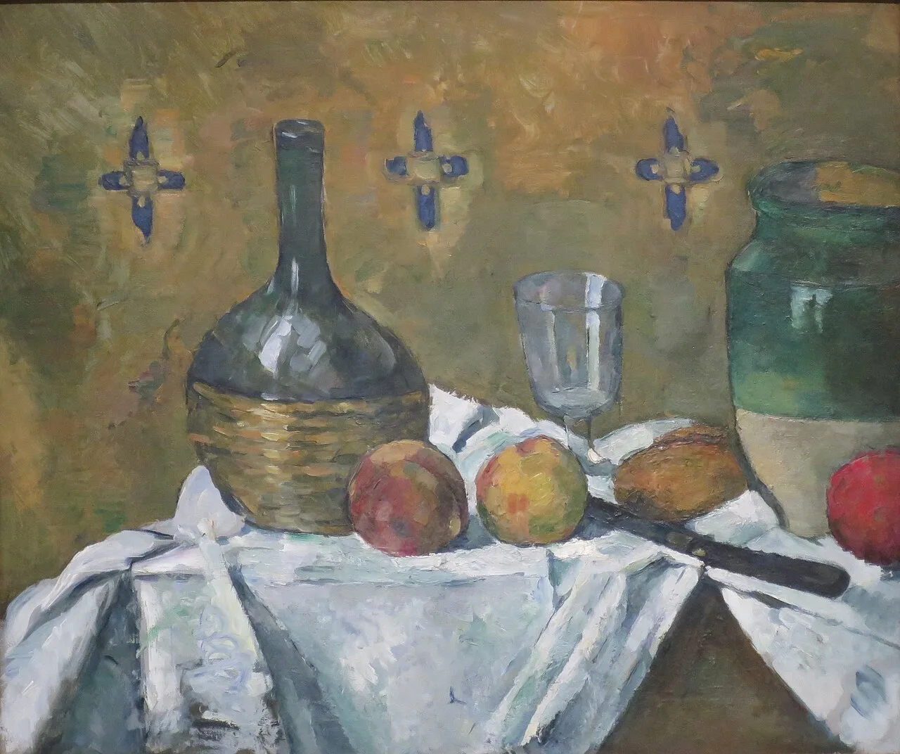 Still Life: Flask, Glass, and Jug