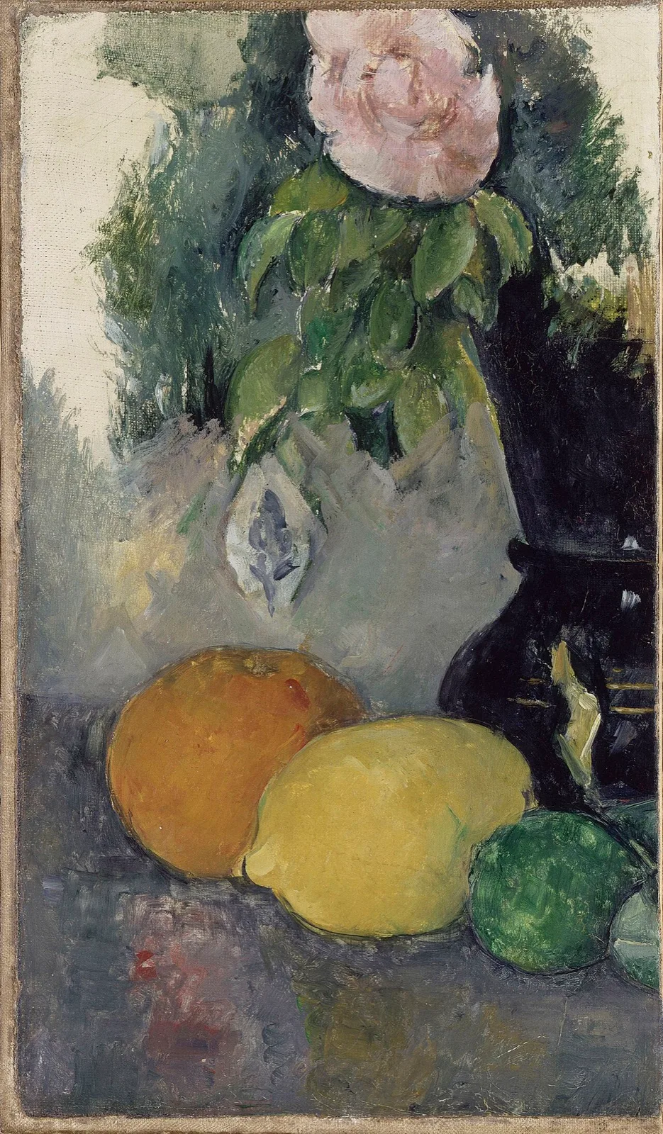 Nature morte, rose et fruits (Flowers and Fruits)
