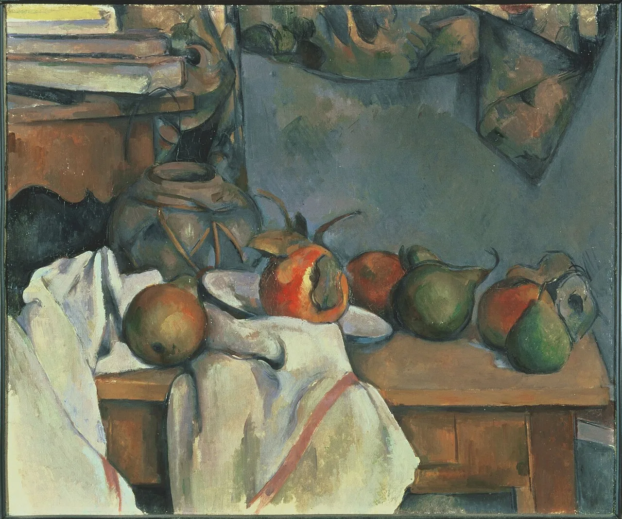 Ginger Pot with Pomegranate and Pears