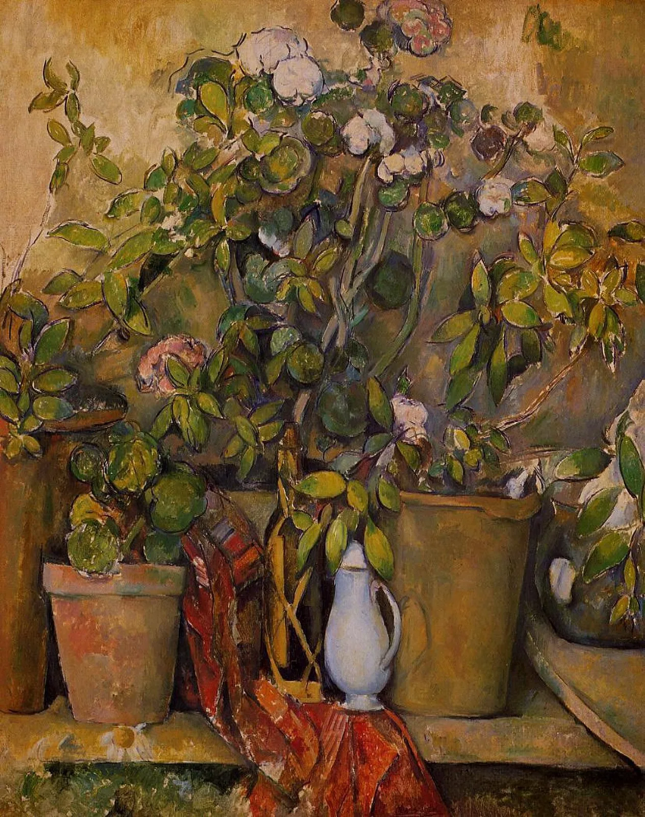 Terracotta Pots and Flowers (Pots en terre cuite et fleurs)