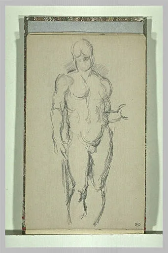 Homme nu, vu de face (No. 1)