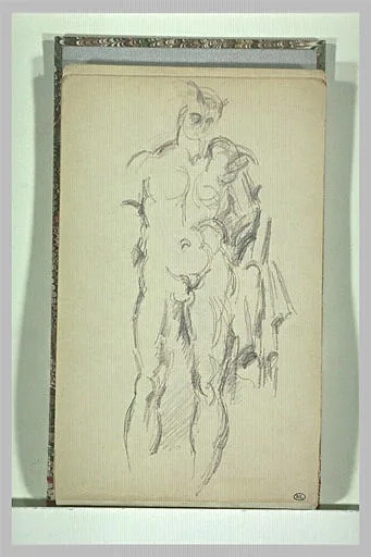 Statue d'homme nu