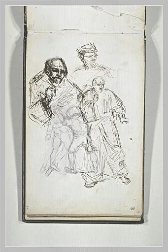 Personnages, et scène d'agression