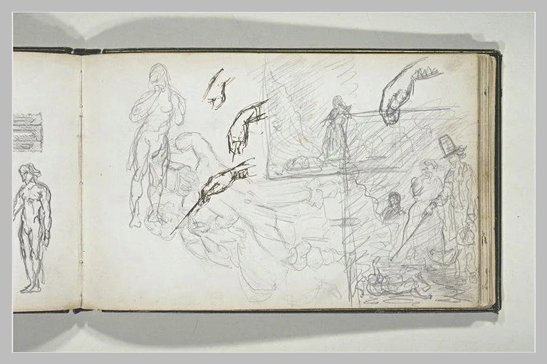 Etudes de mains, et scènes