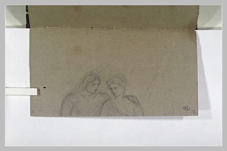 Fragment de deux personnages