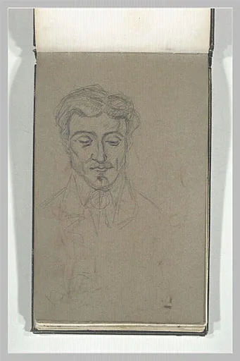 Portrait d'un homme, vu de face