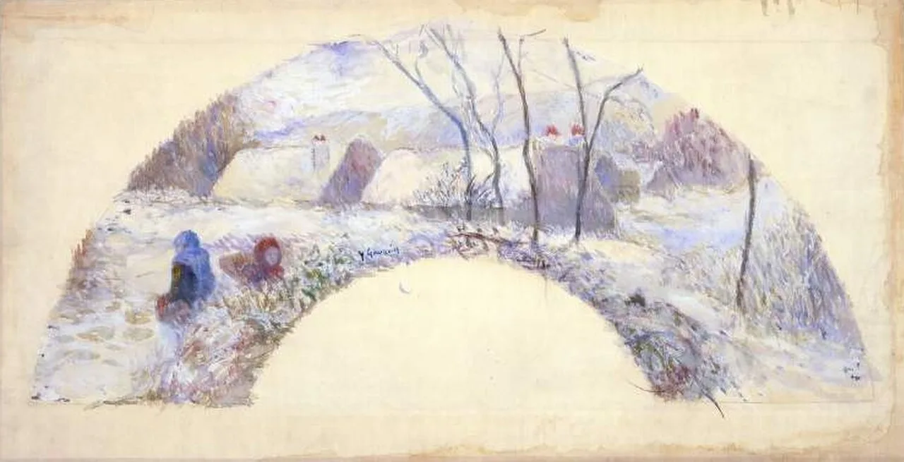 Fan Design: Garden Under Snow