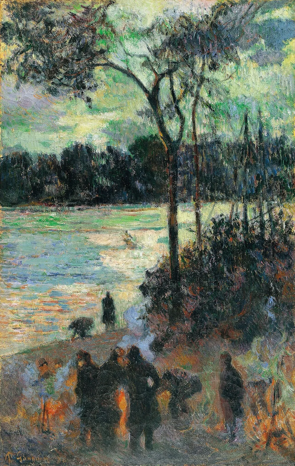 The Fire at the River Bank