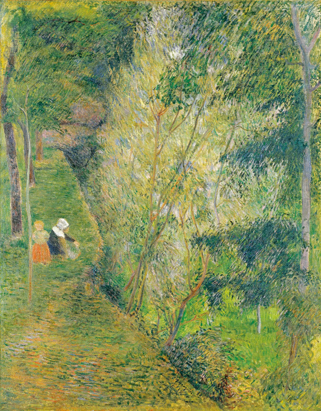 Mother and Child under a Tree at Pont-Aven