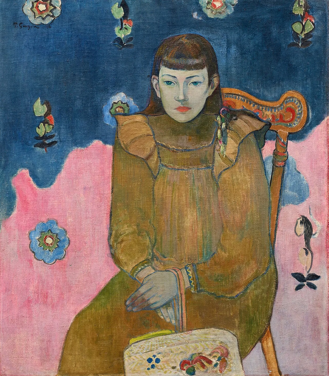 Portrait of a Young Woman. Vaïte (Jeanne) Goupil