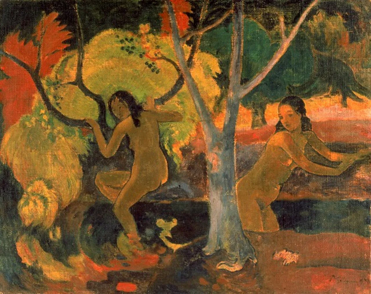 Bathers at Tahiti