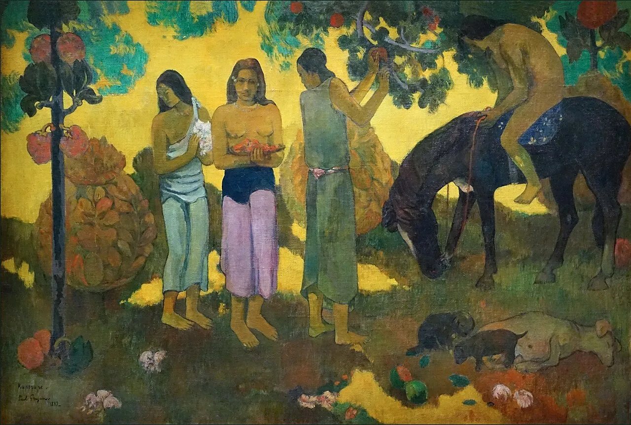 Wonderful Land. Gathering Fruit