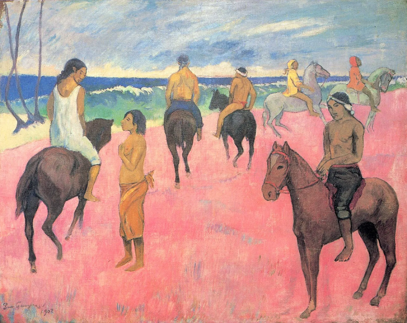 Riders on the Beach (II)