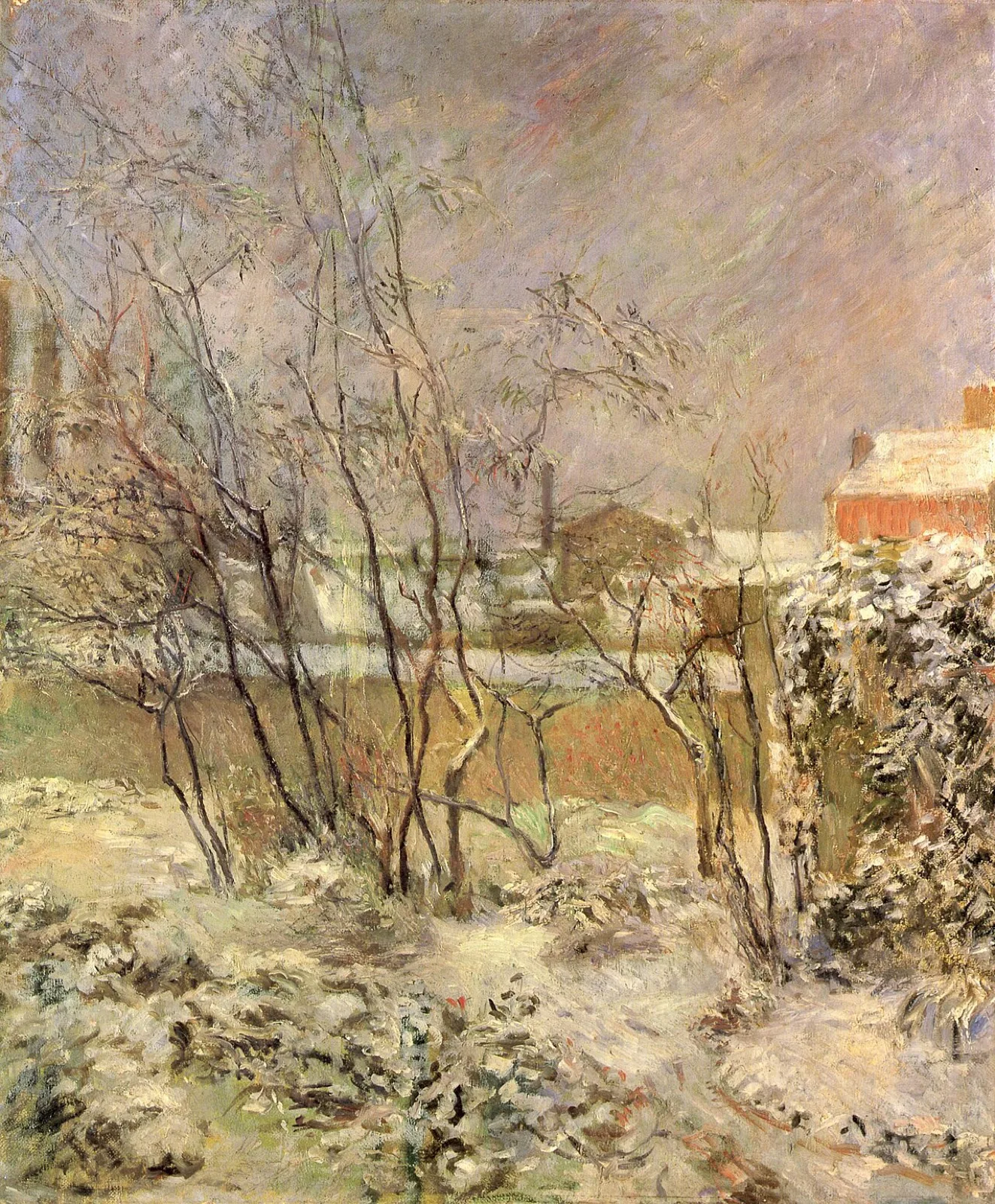 Garden in Snow (No. 2)