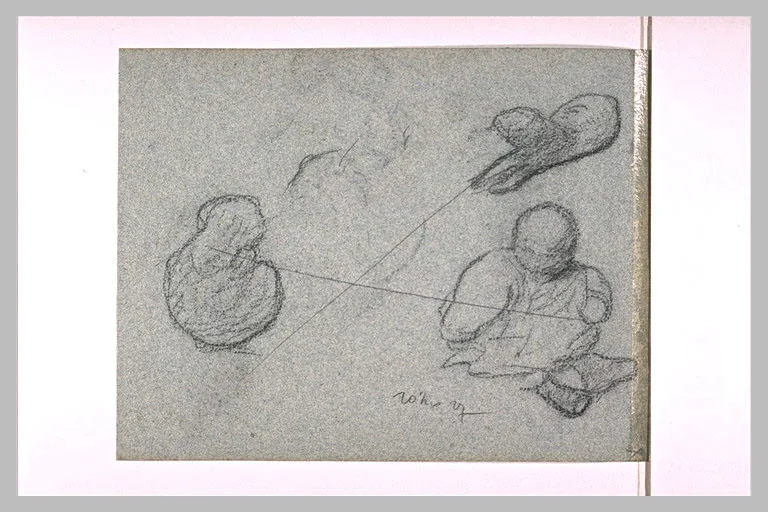 Croquis d'enfants et d'animaux