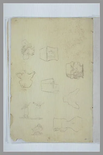 Décharge du folio 9 recto