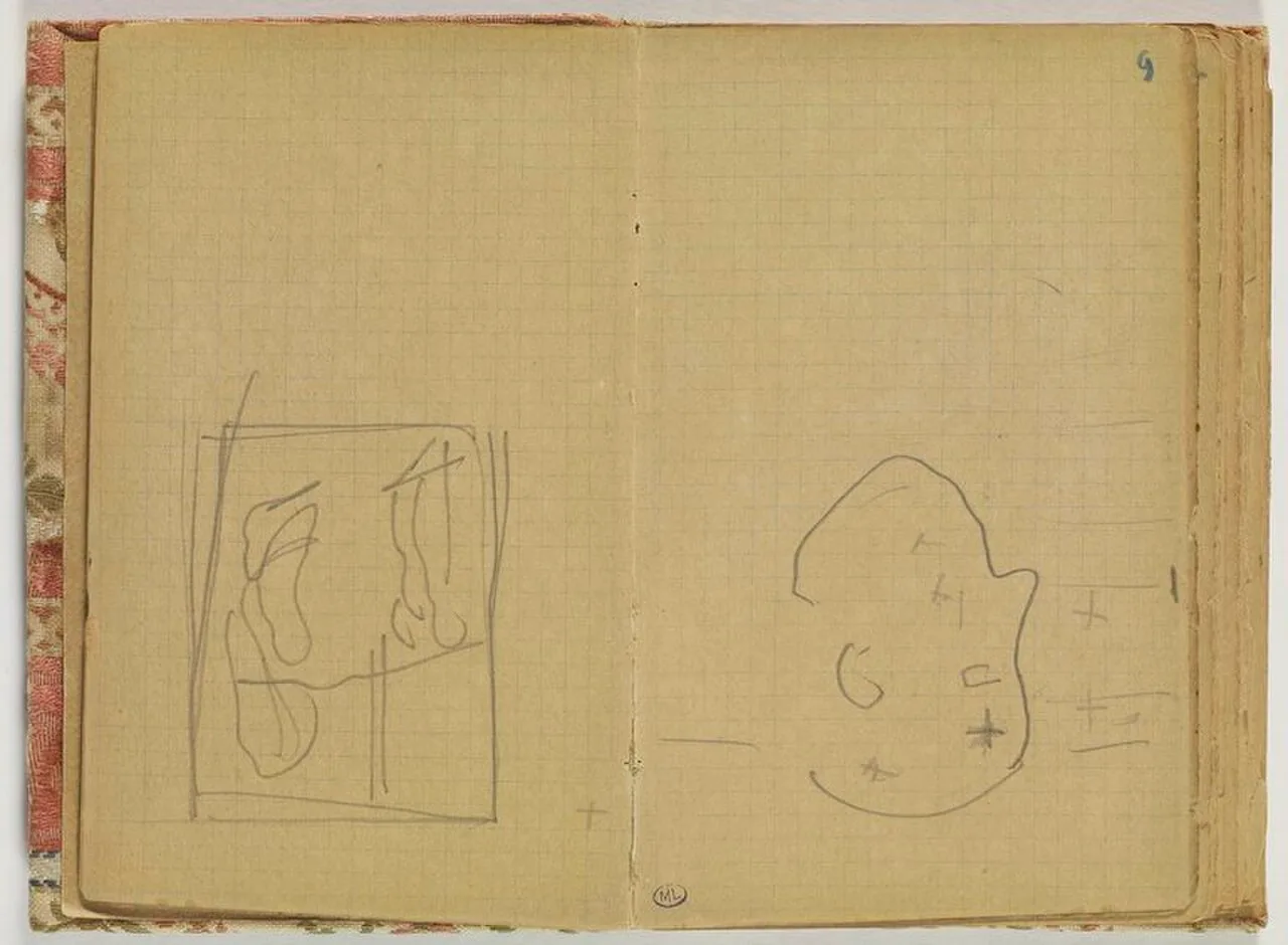 Croquis de tête d'homme vue de profil
