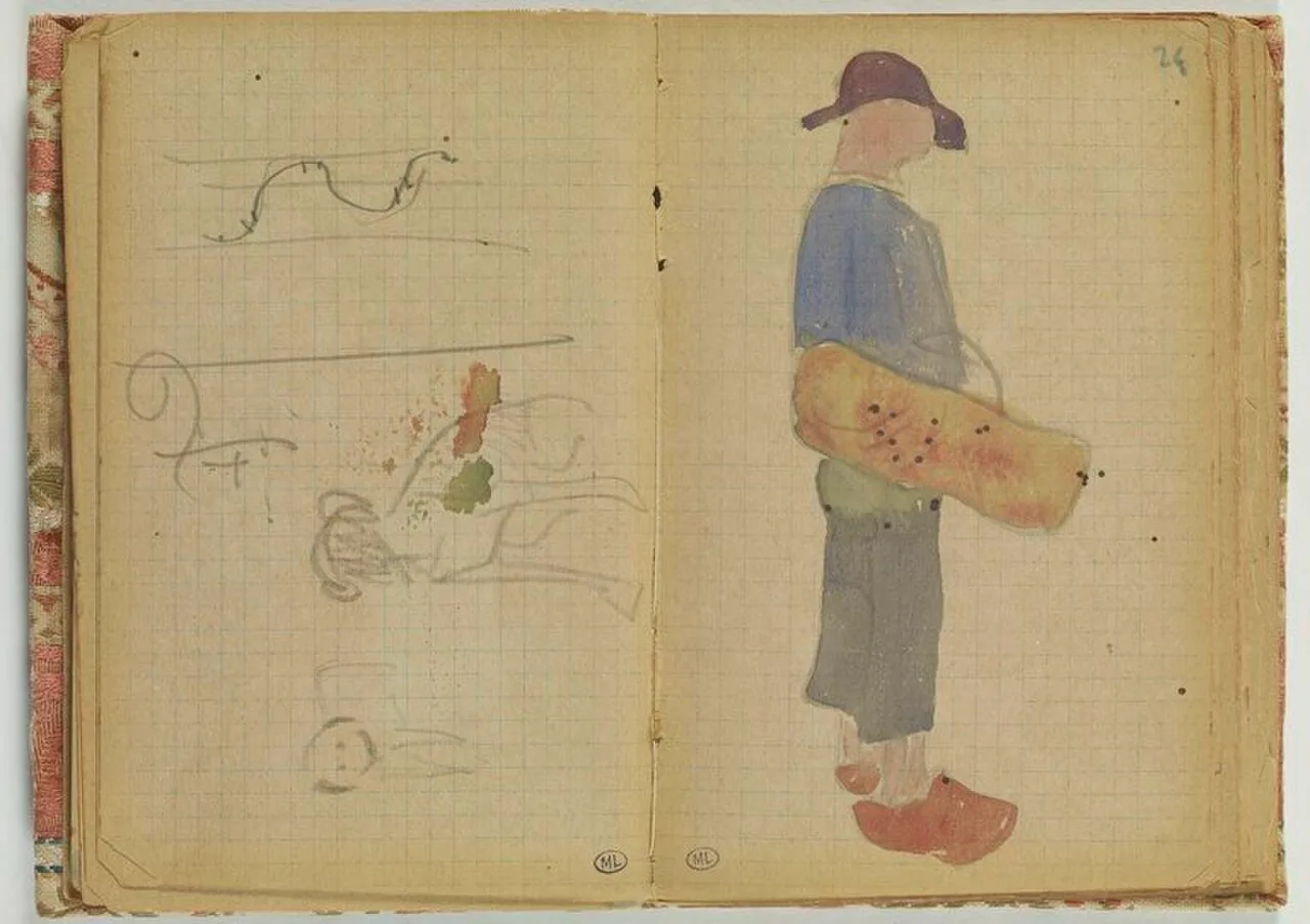 Croquis de chien et autres croquis géométriques