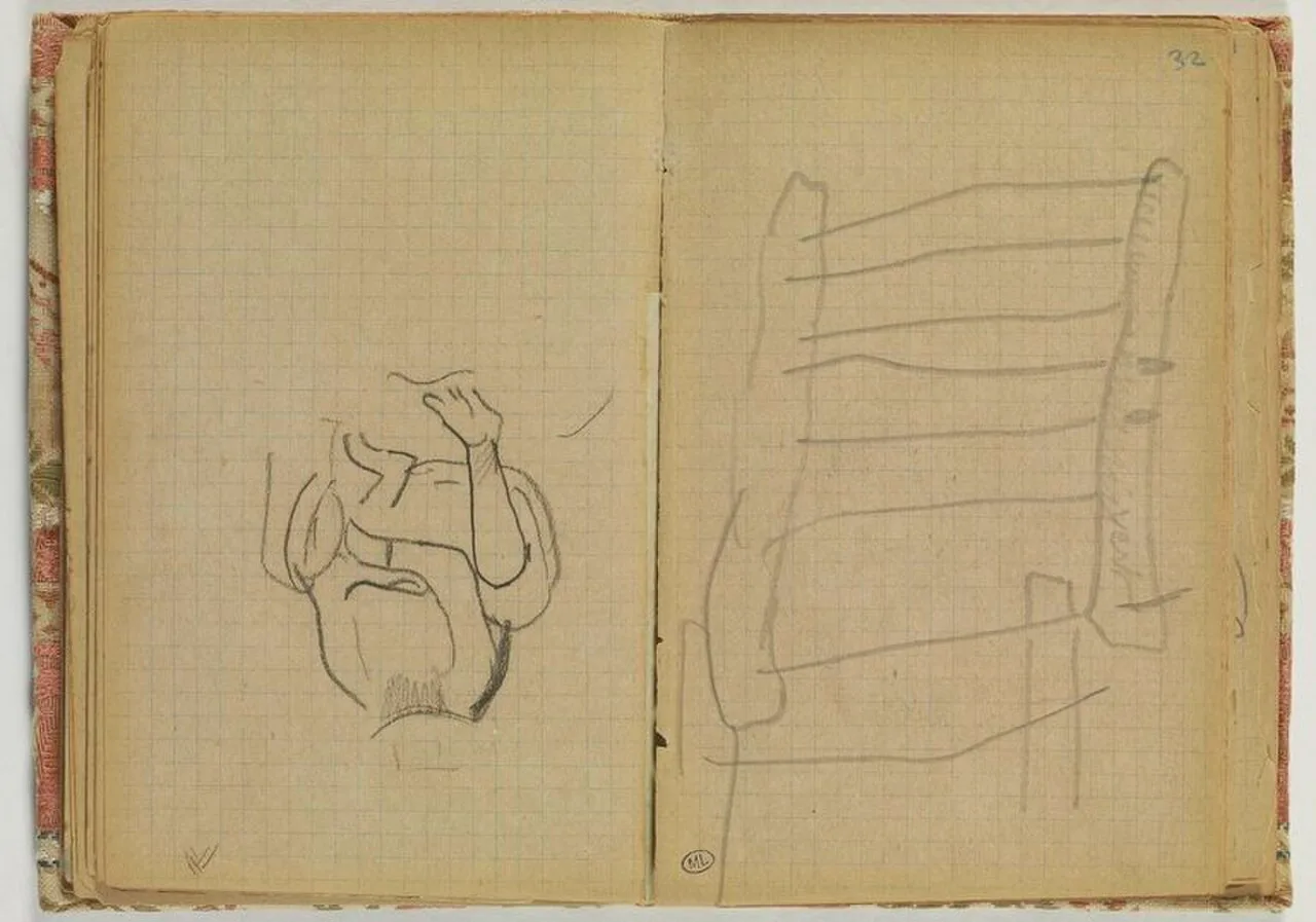 Figure assise à terre