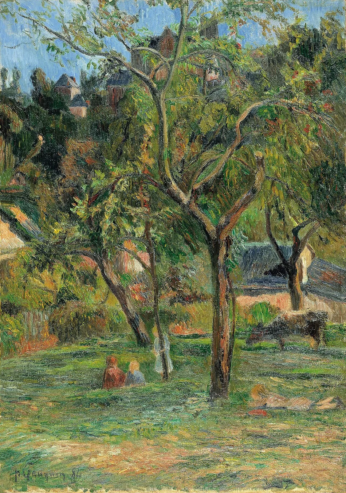 An Orchard under the Church of Bihorel