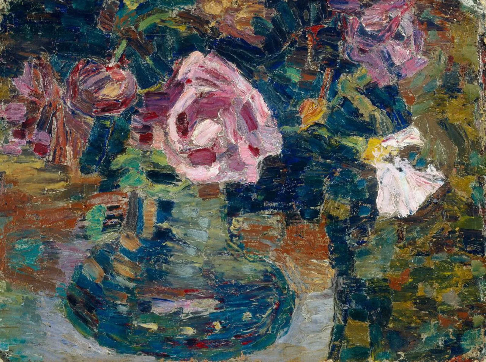 Ohne Titel (Vase mit Blumen)