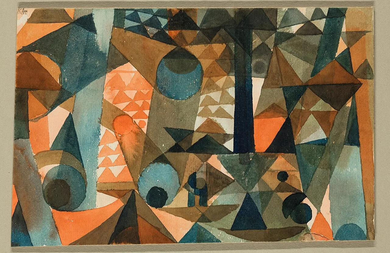 Translucencies, Orange-Blue