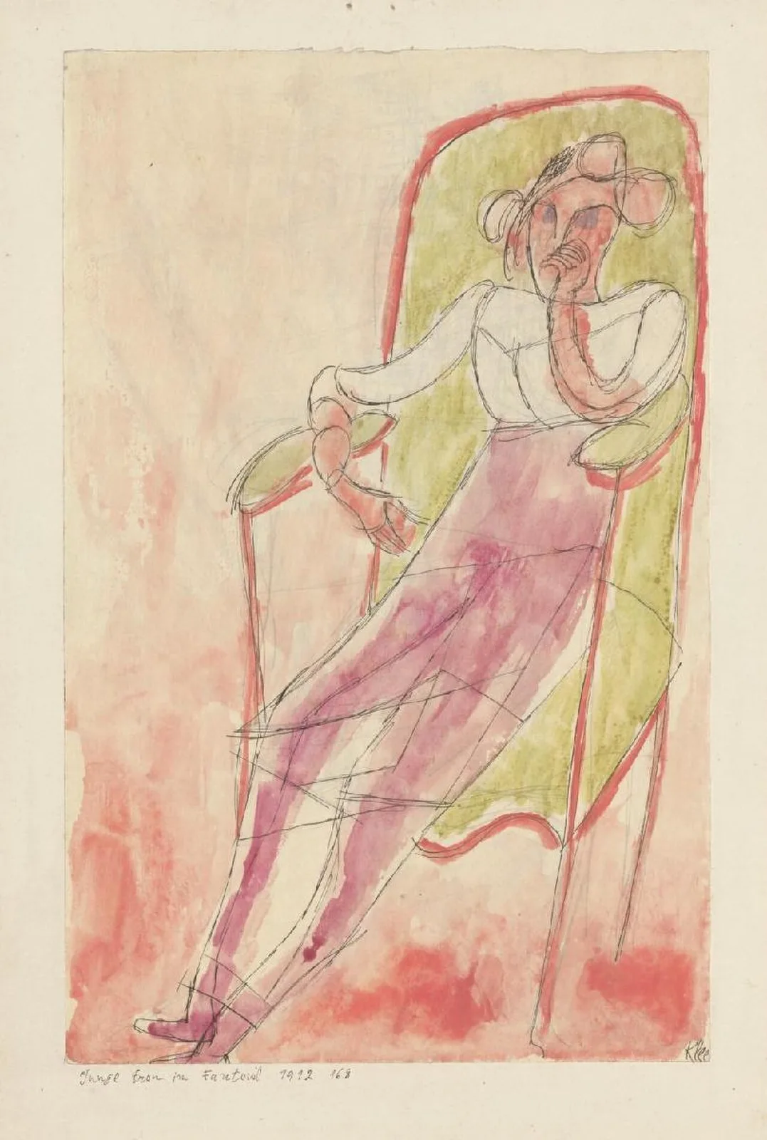 Young Woman in the Armchair