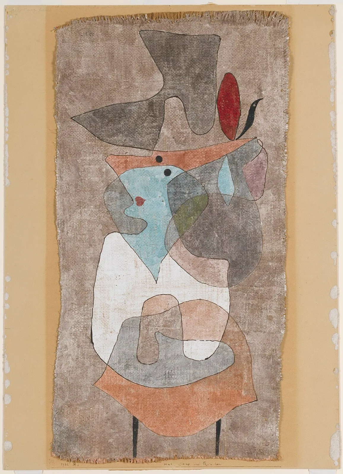 Hat, Lady and Little Table