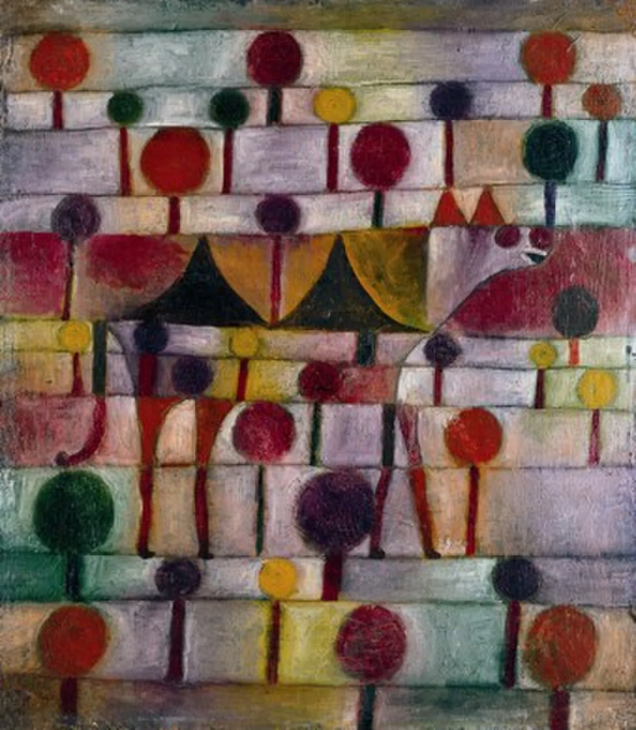 Camel (in Rhythmic Landscape with Trees)