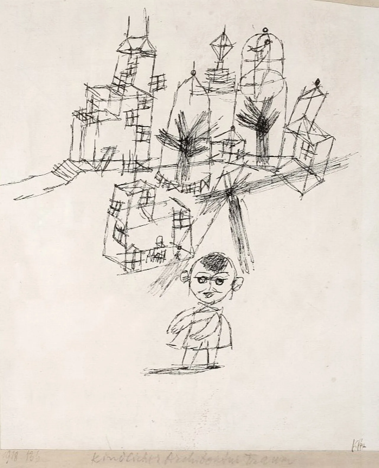 Childlike dream on architecture