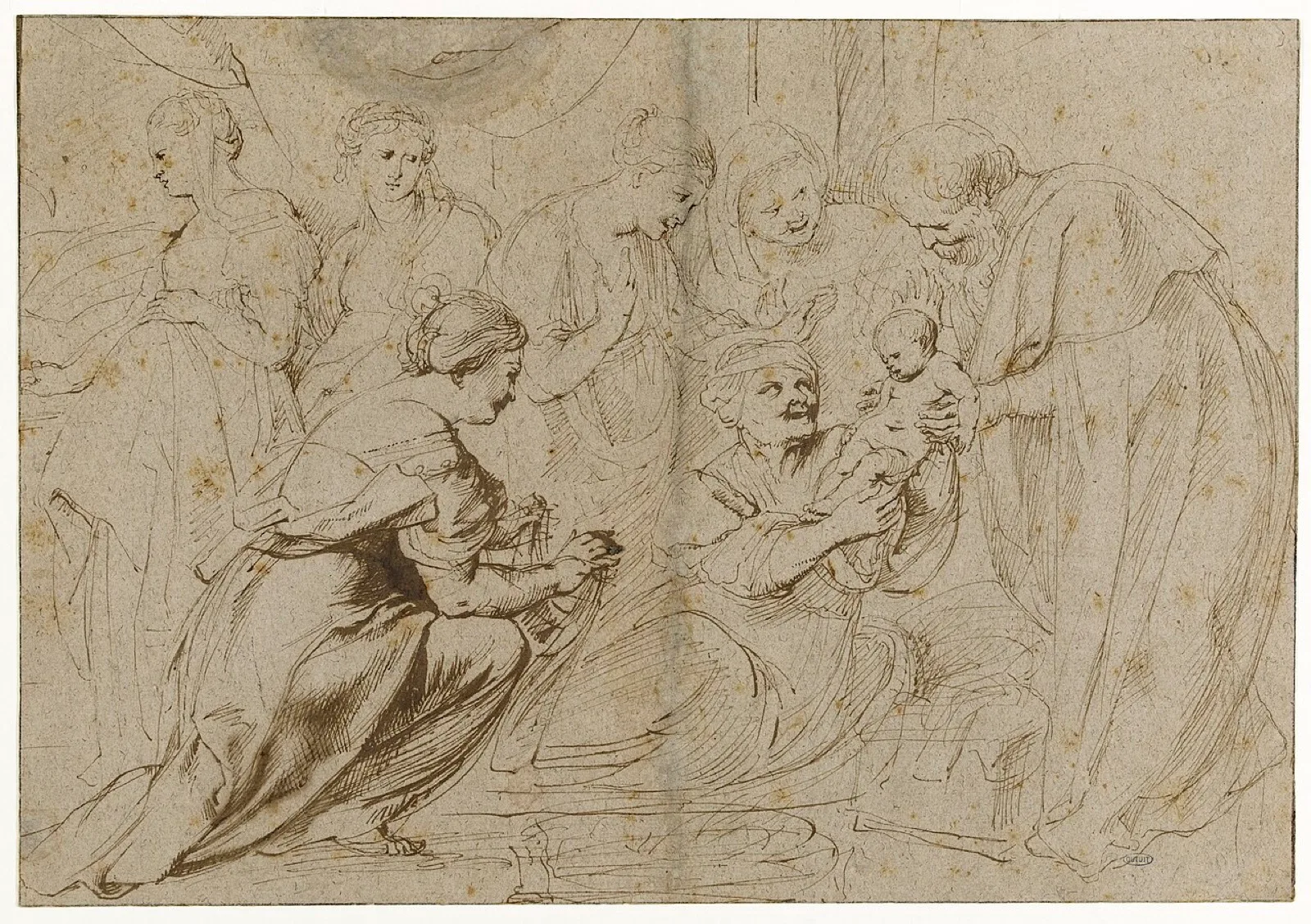 La Naissance de la Vierge (Lugt 65)