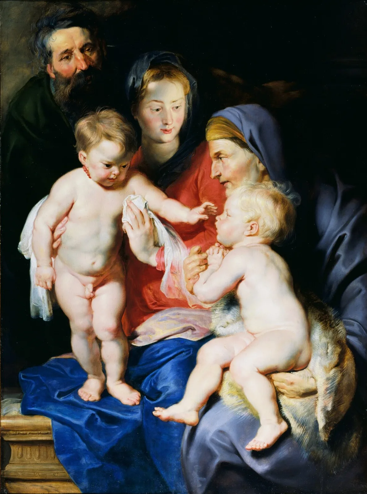 The Holy Family with Saint Elizabeth and Saint John the Baptist (No. 1)