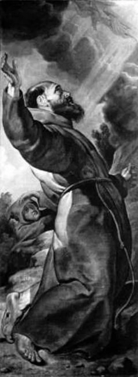 Saint Francis receiving the stigmata