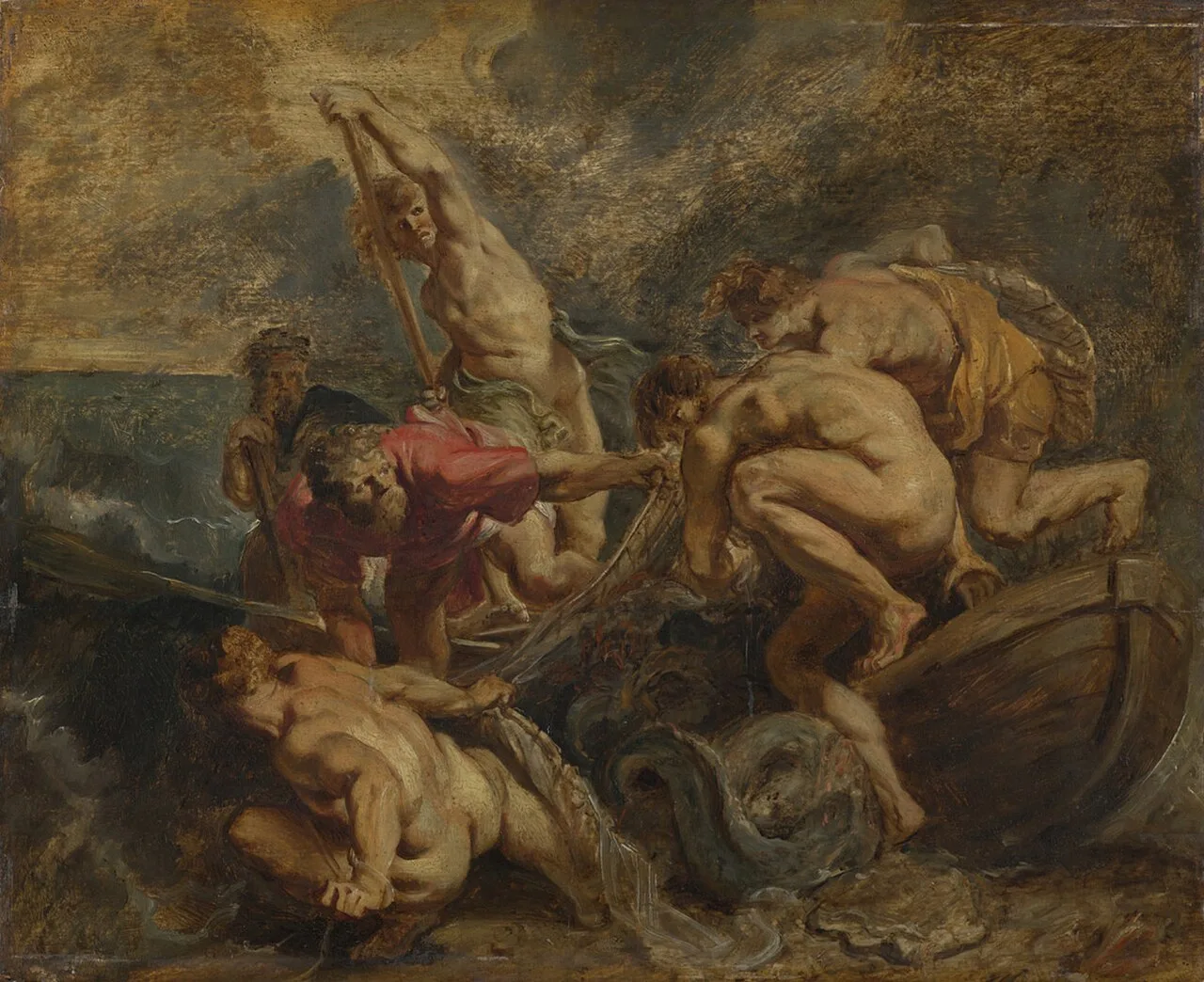 Miraculous catch of fish