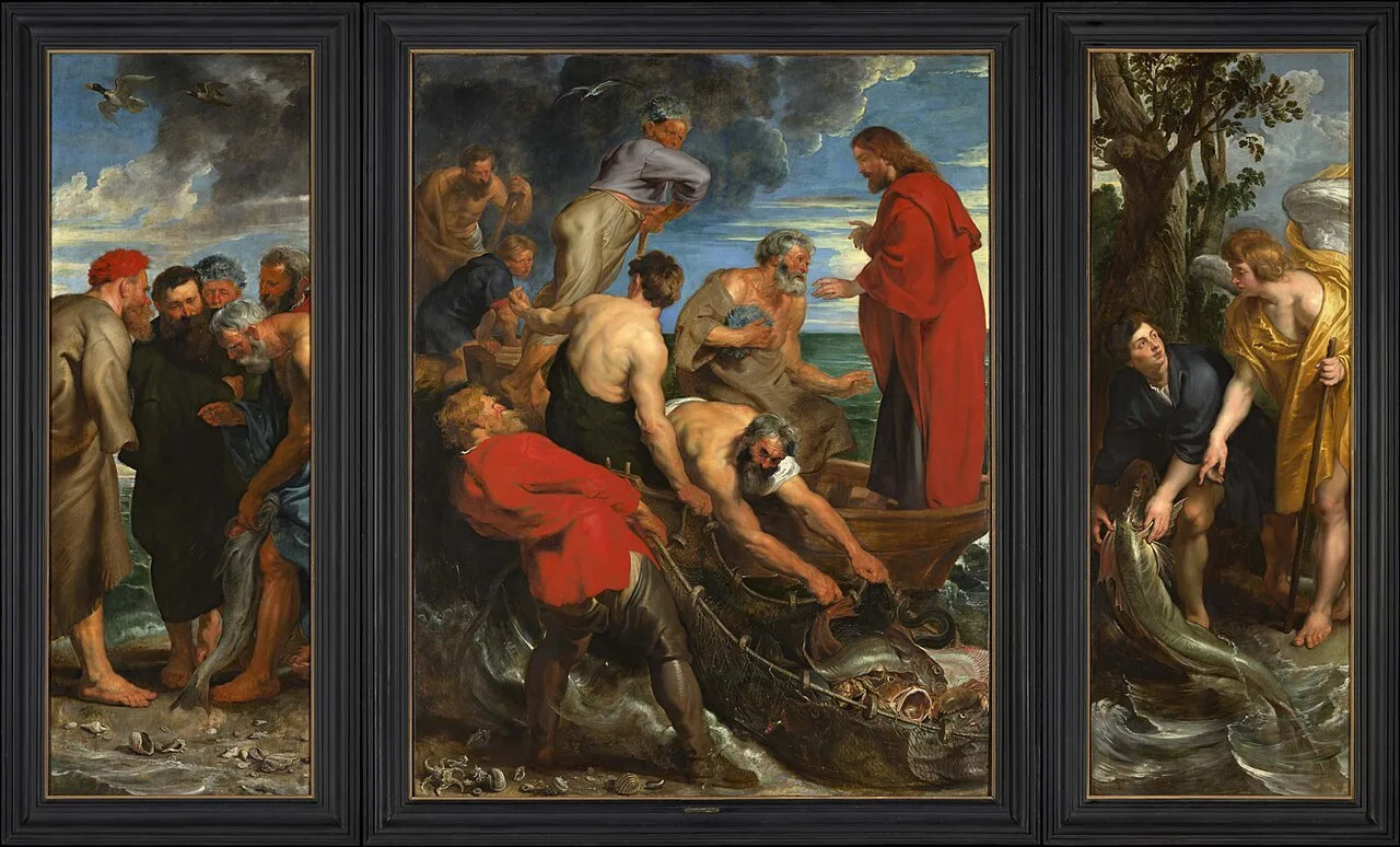 The miraculous draught of fishes, circa -19