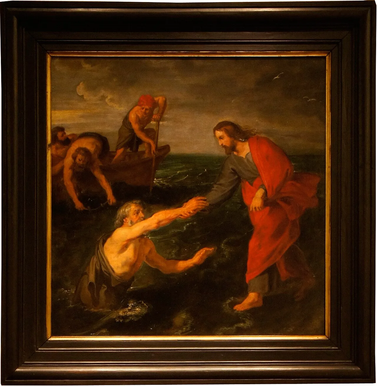 Jesus walking on water