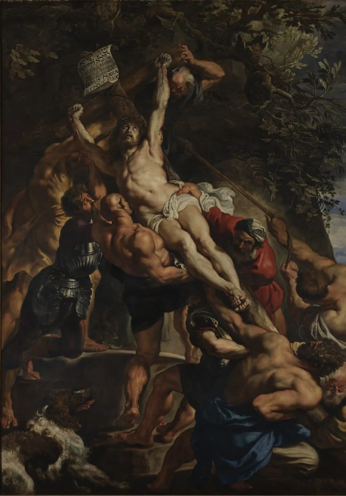 Elevation of the Cross (central panel)