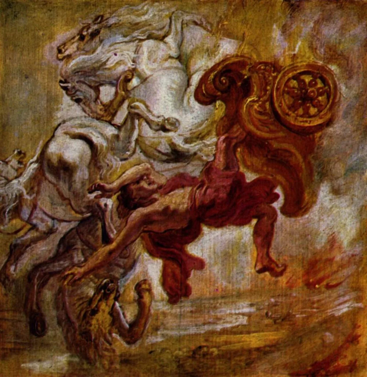 The Fall of Phaethon (sketch for the Torre de la Parada