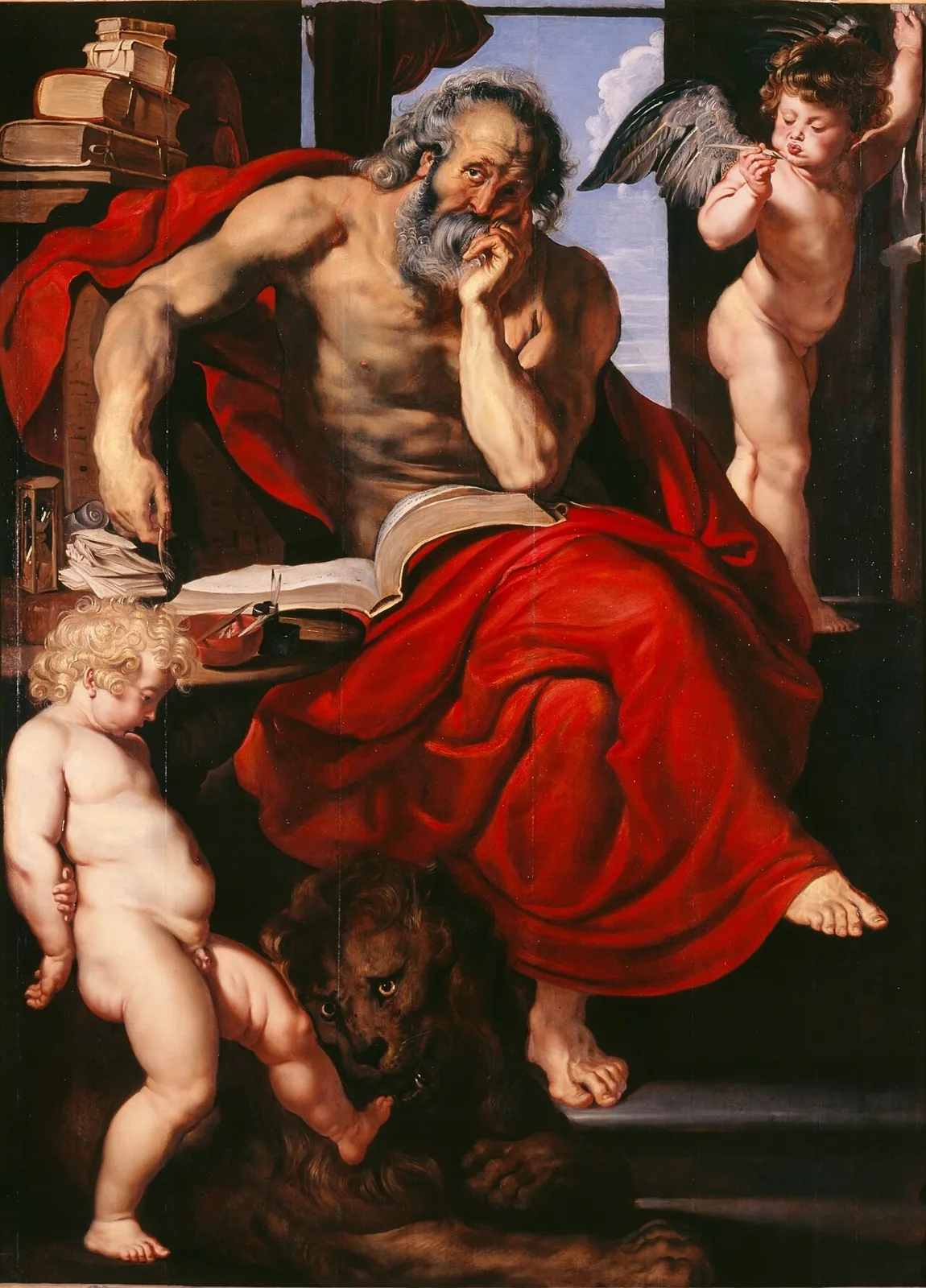 St. Jerome in his study